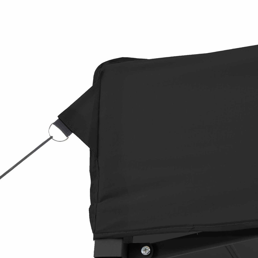 Tenda Party Nero 200 x 200 x 306 cm Tessuto Oxford