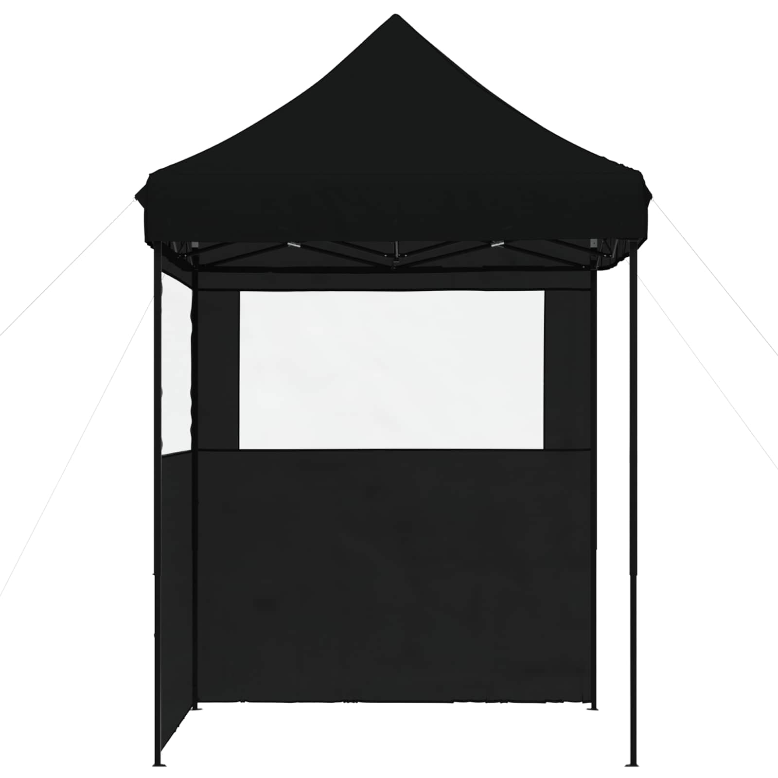 Tenda Party Nero 200 x 200 x 306 cm Tessuto Oxford