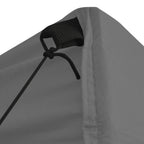 Tenda Party Antracite 200 x 200 x 315 cm Tessuto Oxford
