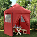 Tenda Party Borgogna 200 x 200 x 306 cm Tessuto Oxford
