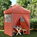 Tenda Party Terracotta 200 x 200 x 306 cm Tessuto Oxford