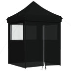 Tenda Party Nero 200 x 200 x 306 cm Tessuto Oxford