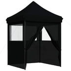 Tenda Party Nero 200 x 200 x 306 cm Tessuto Oxford