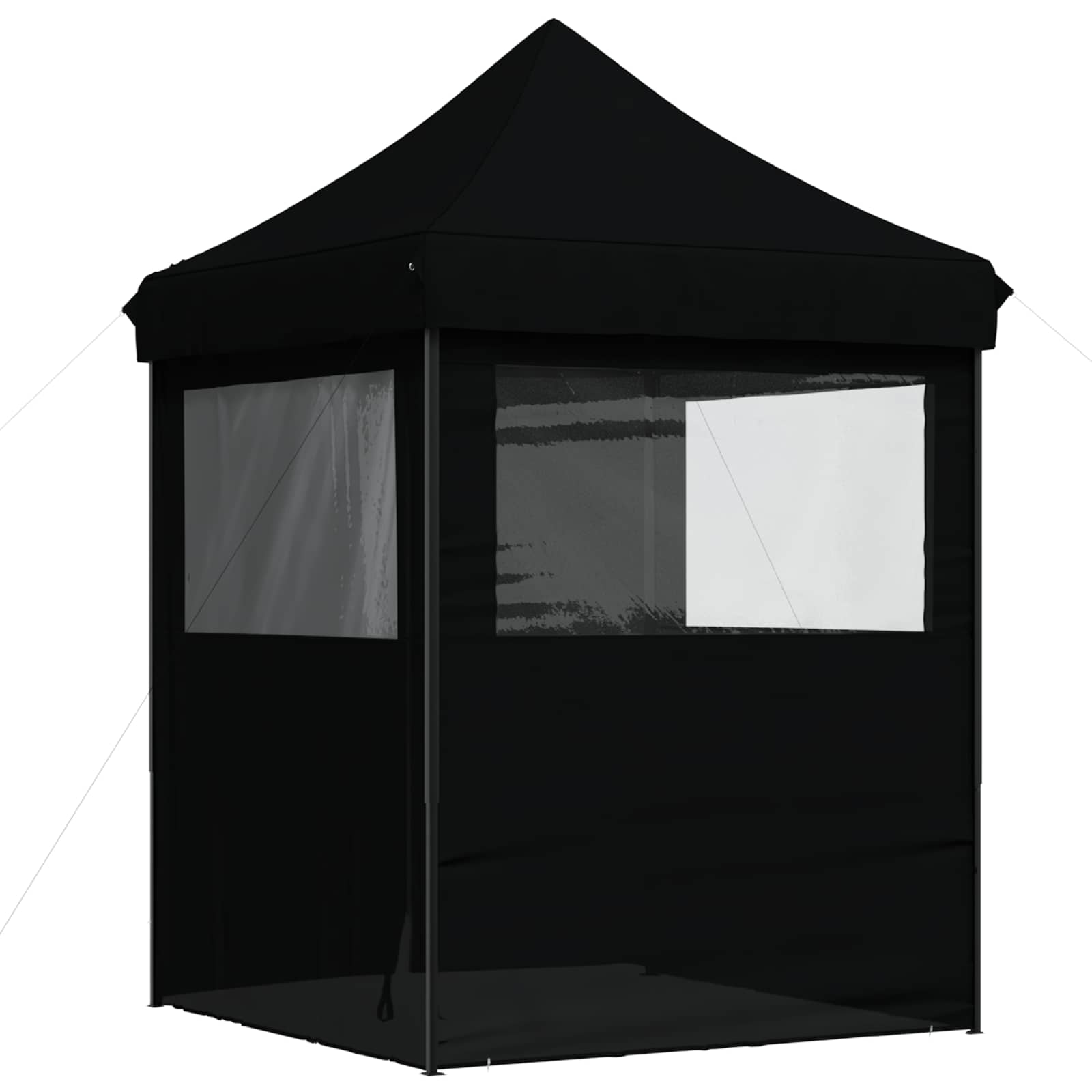Tenda Party Nero 200 x 200 x 306 cm Tessuto Oxford