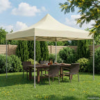 Tenda Party Crema 291 x 291 x 315 cm Tessuto Oxford