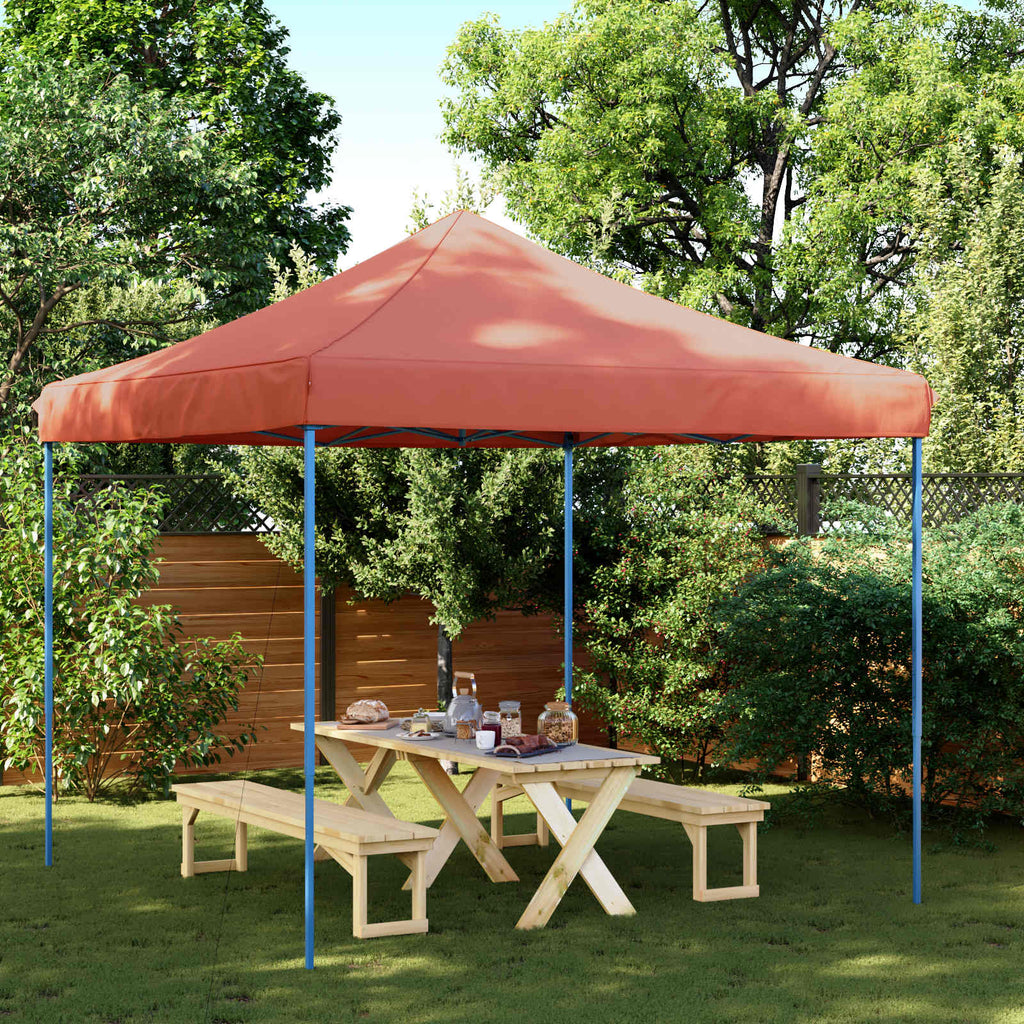Tenda Party Terracotta 292 x 292 x 315 cm Tessuto Oxford