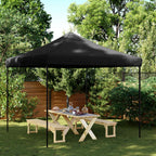 Tenda Party Nero 292 x 292 x 315 cm Tessuto Oxford