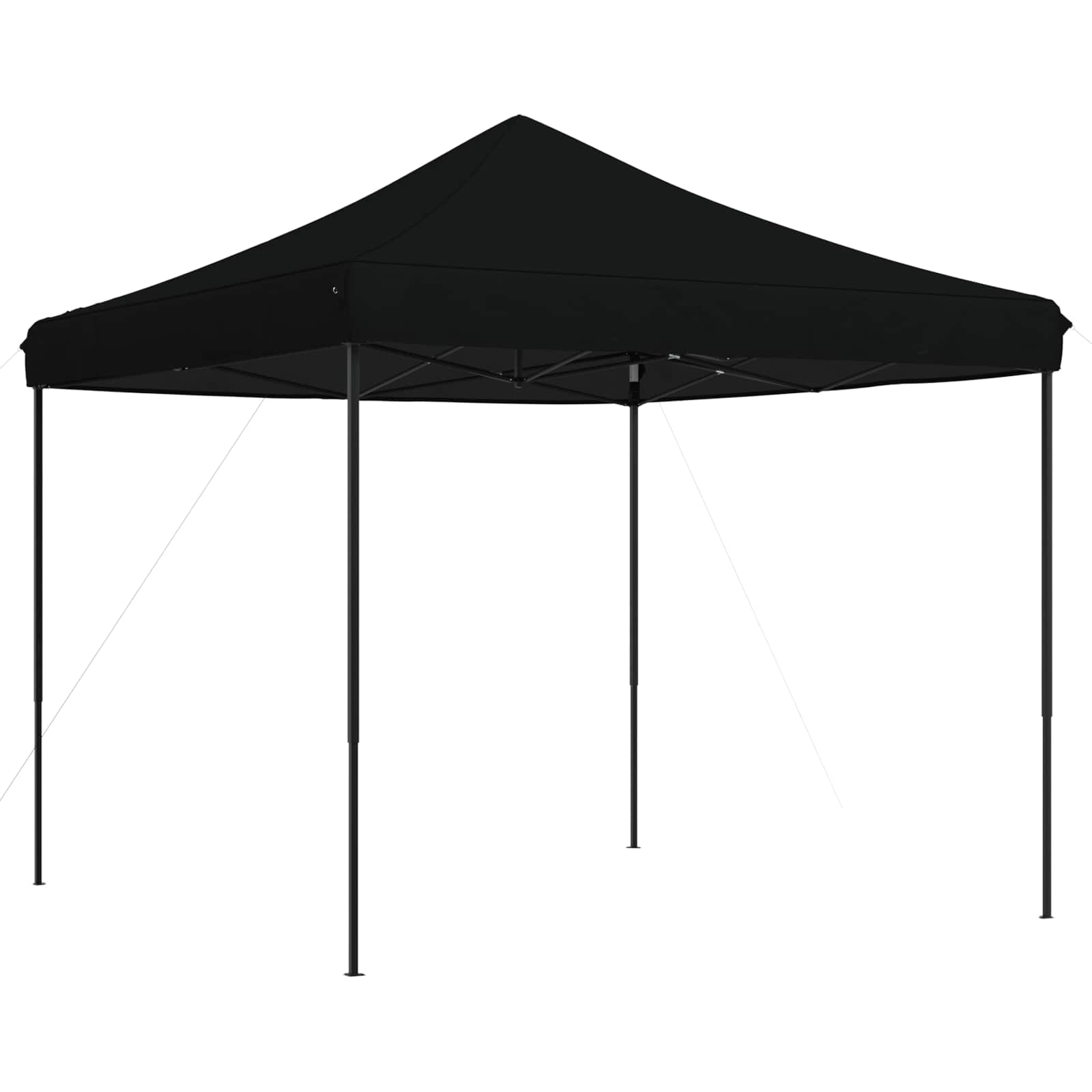 Tenda Party Nero 292 x 292 x 315 cm Tessuto Oxford