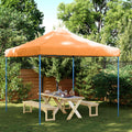 Tenda Party Arancione 292 x 292 x 315 cm Tessuto Oxford