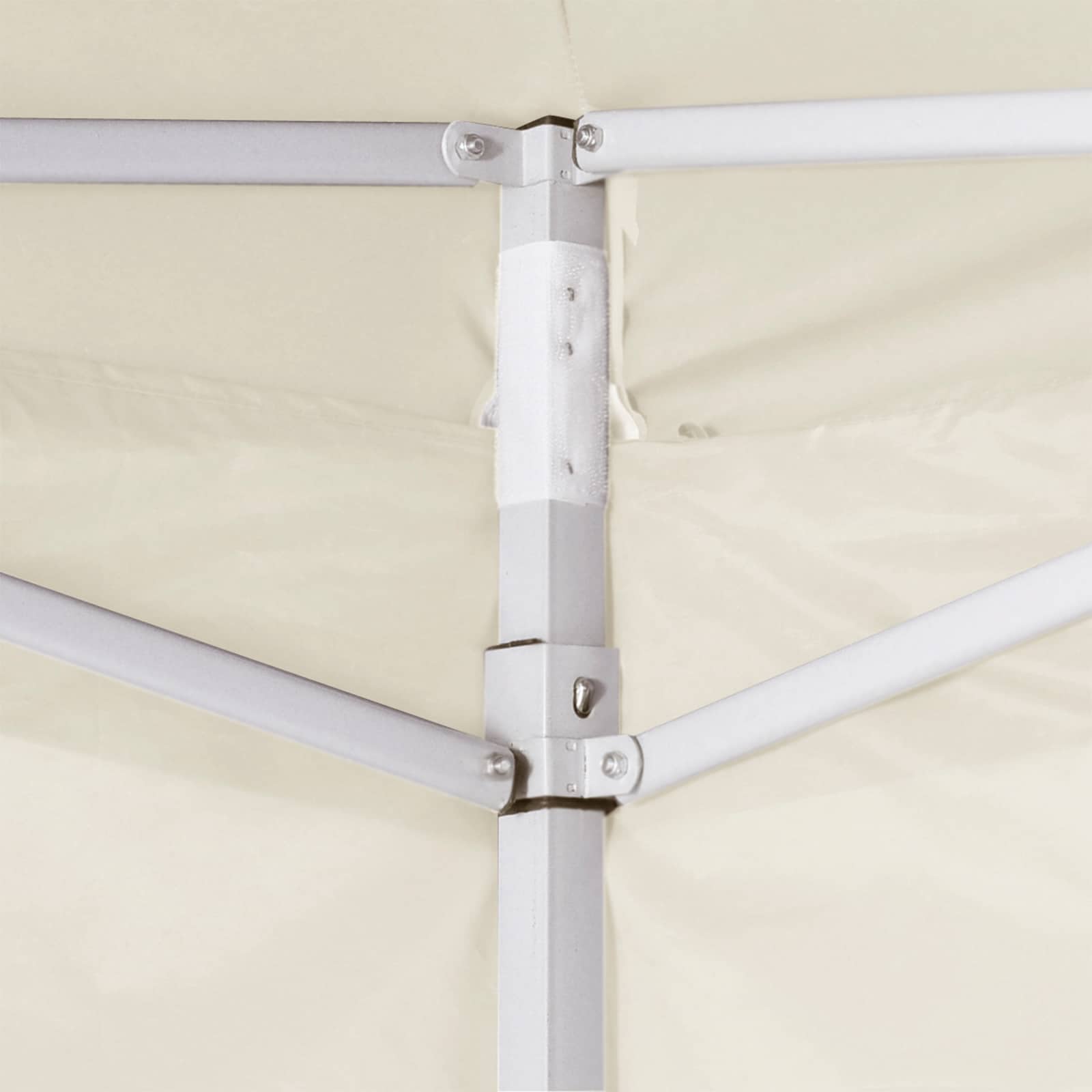 Tenda Party Crema 291 x 291 x 315 cm Tessuto Oxford