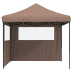 Tenda Party Marrone 292 x 292 x 315 cm Tessuto Oxford