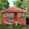 Tenda Party Terracotta 292 x 292 x 315 cm Tessuto Oxford