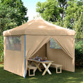 Tenda Party Beige 292 x 292 x 315 cm Tessuto Oxford