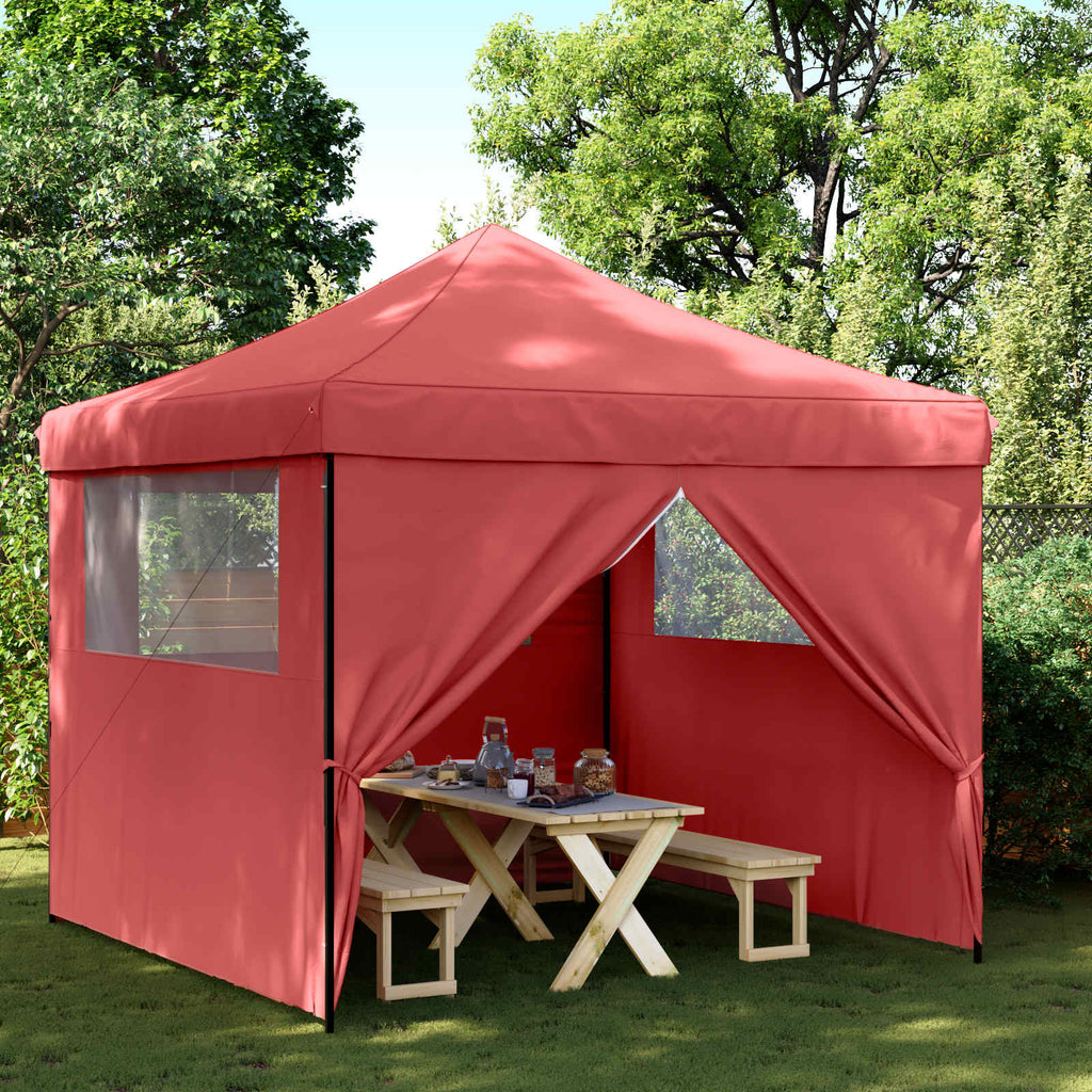 Tenda Party Borgogna 292 x 292 x 315 cm Tessuto Oxford