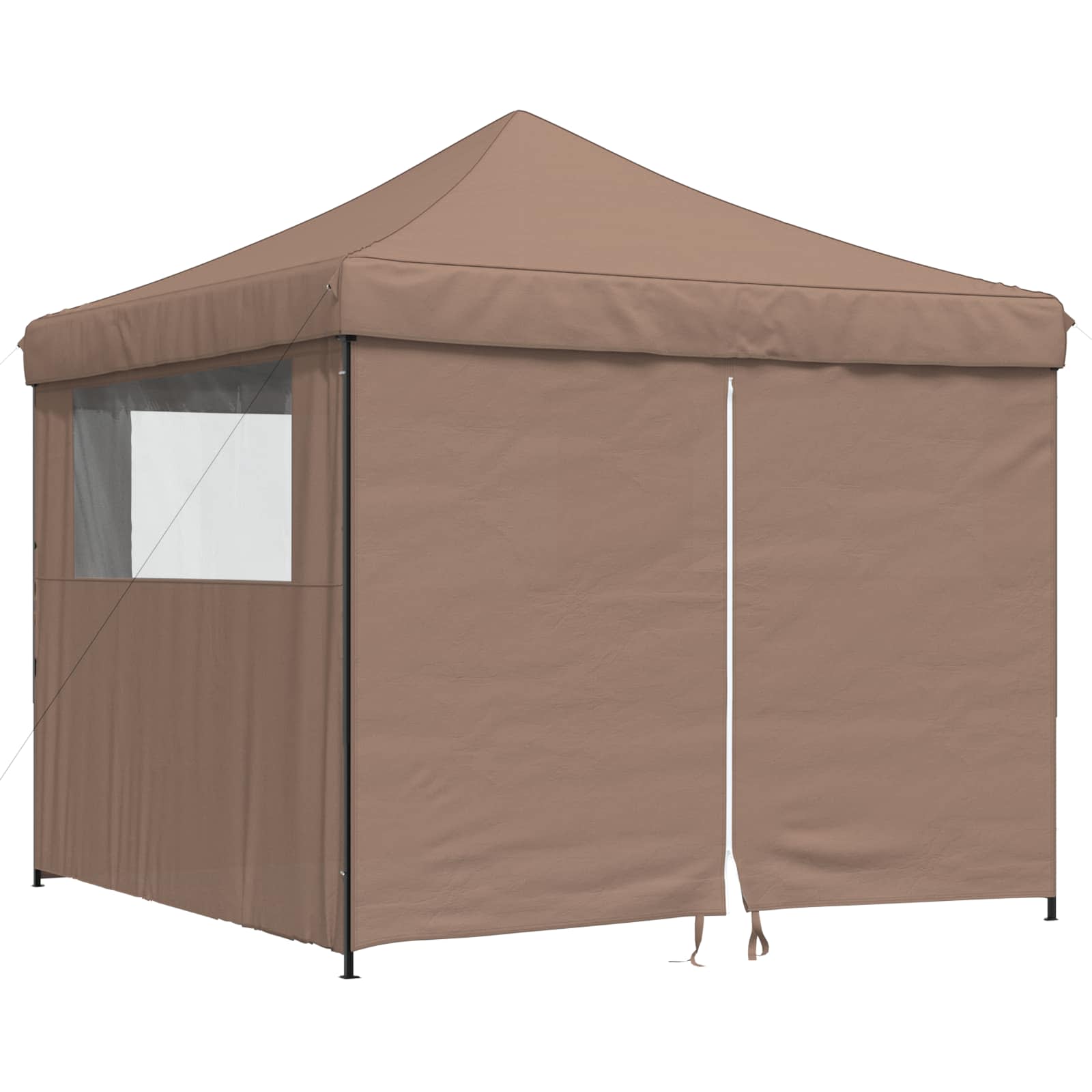 Tenda Party Marrone 292 x 292 x 315 cm Tessuto Oxford