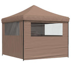 Tenda Party Marrone 292 x 292 x 315 cm Tessuto Oxford