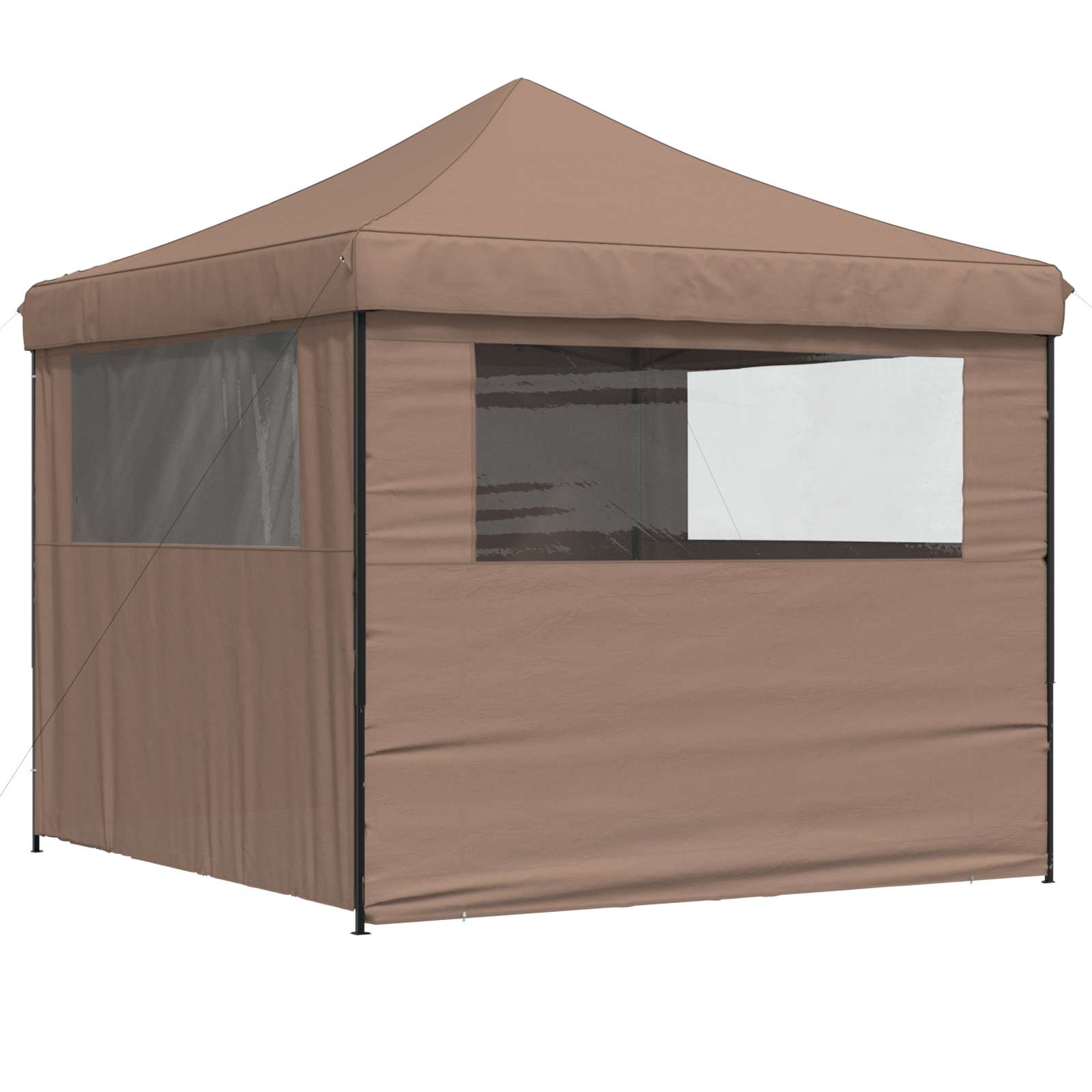 Tenda Party Marrone 292 x 292 x 315 cm Tessuto Oxford