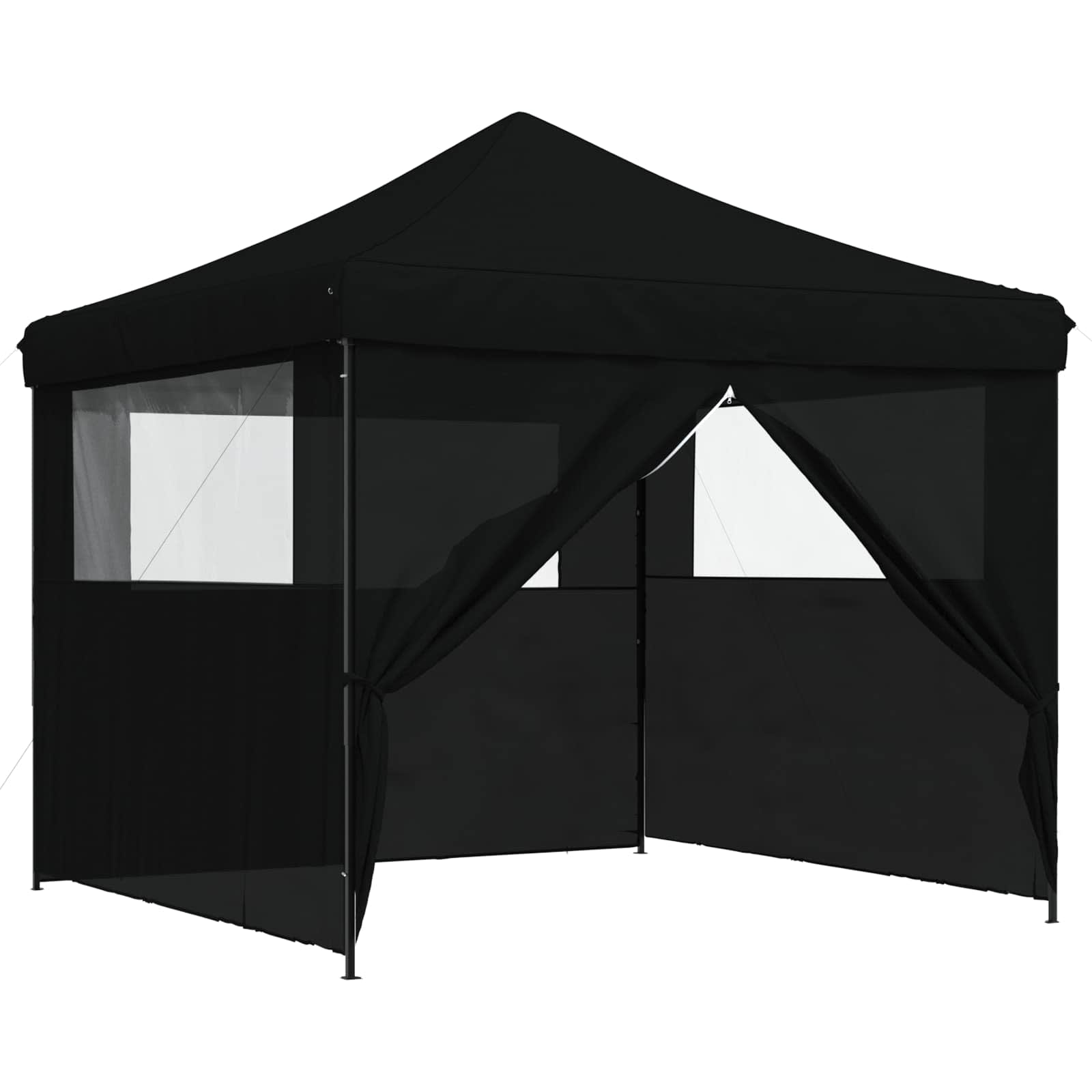 Tenda Party Nero 292 x 292 x 315 cm Tessuto Oxford