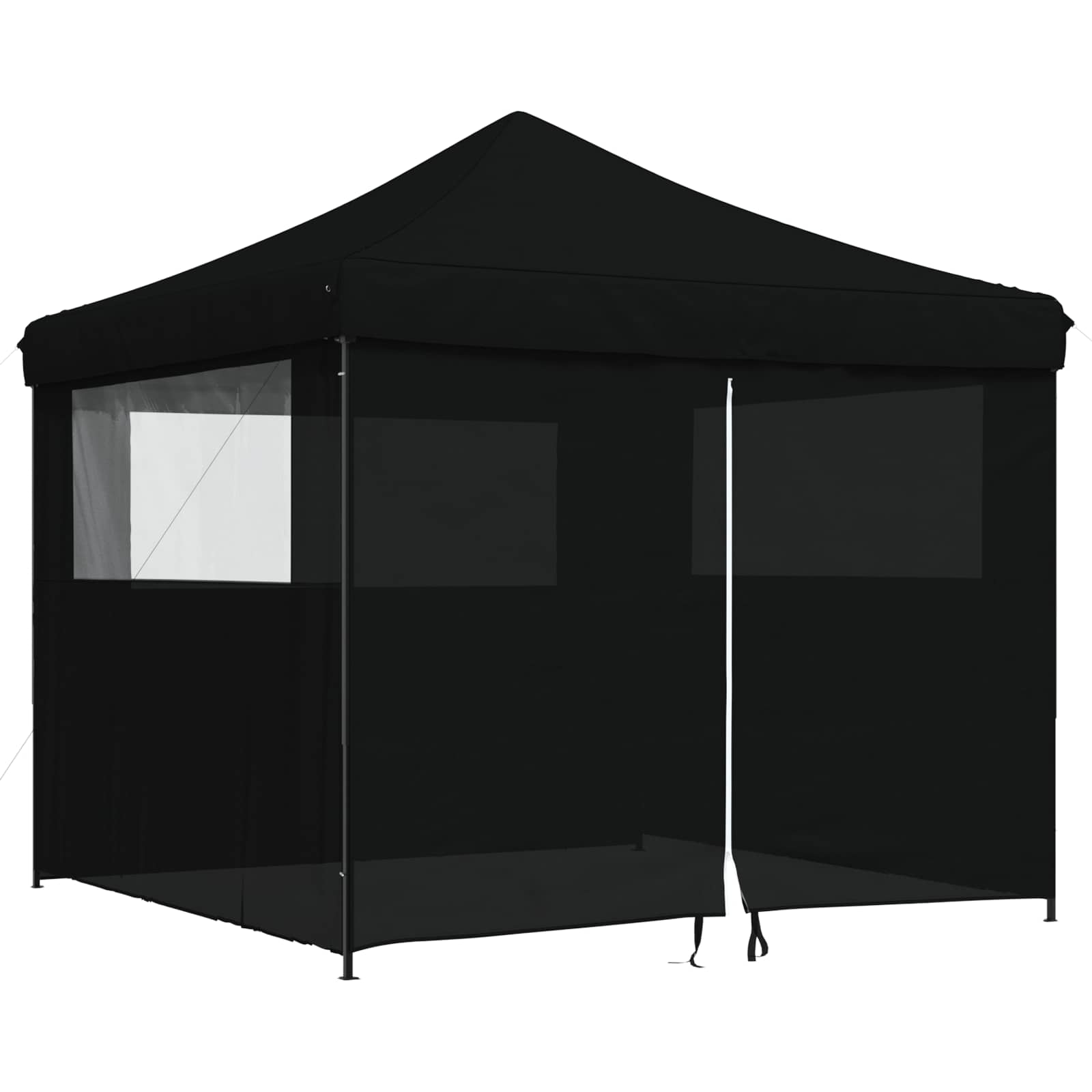 Tenda Party Nero 292 x 292 x 315 cm Tessuto Oxford