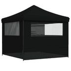 Tenda Party Nero 292 x 292 x 315 cm Tessuto Oxford