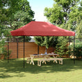 Tenda Party Borgogna 279 x 410 x 315 cm Tessuto Oxford