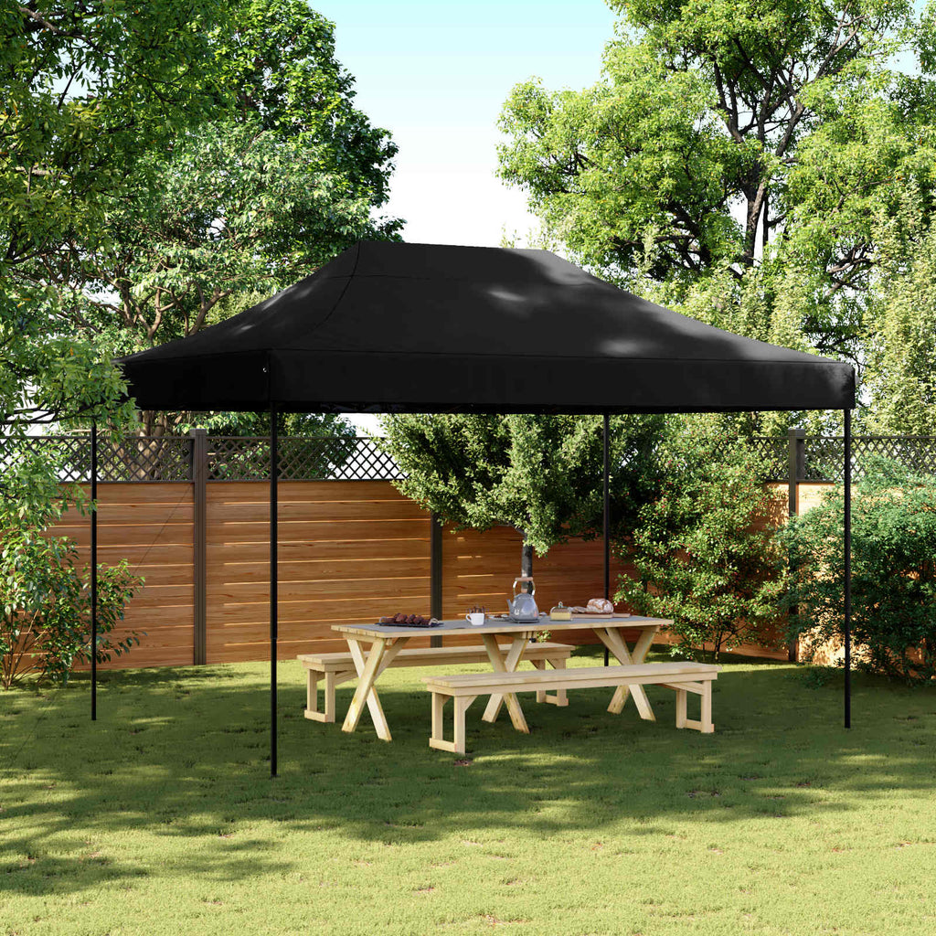 Tenda Party Nero 279 x 410 x 315 cm Tessuto Oxford