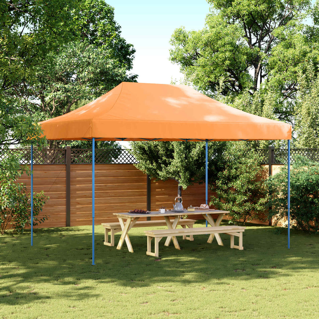 Tenda Party Arancione 279 x 410 x 315 cm Tessuto Oxford