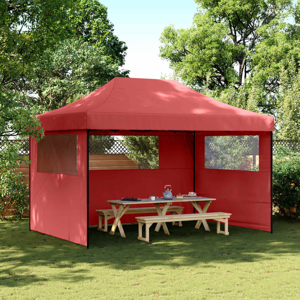 Tenda Party Borgogna 279 x 410 x 315 cm Tessuto Oxford