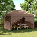 Tenda Party Marrone 279 x 410 x 315 cm Tessuto Oxford