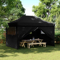 Tenda Party Nero 279 x 410 x 315 cm Tessuto Oxford