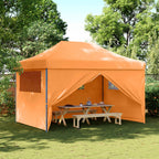 Tenda Party Arancione 279 x 410 x 315 cm Tessuto Oxford