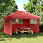 Tenda Party Borgogna 292 x 440 x 315 cm Tessuto Oxford