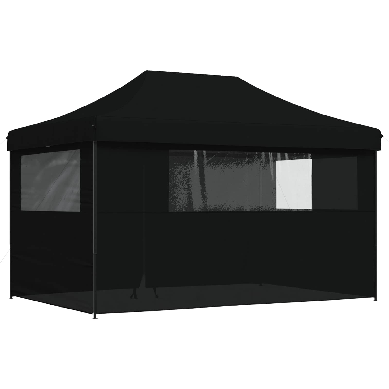 Tenda Party Nero 292 x 440 x 315 cm Tessuto Oxford