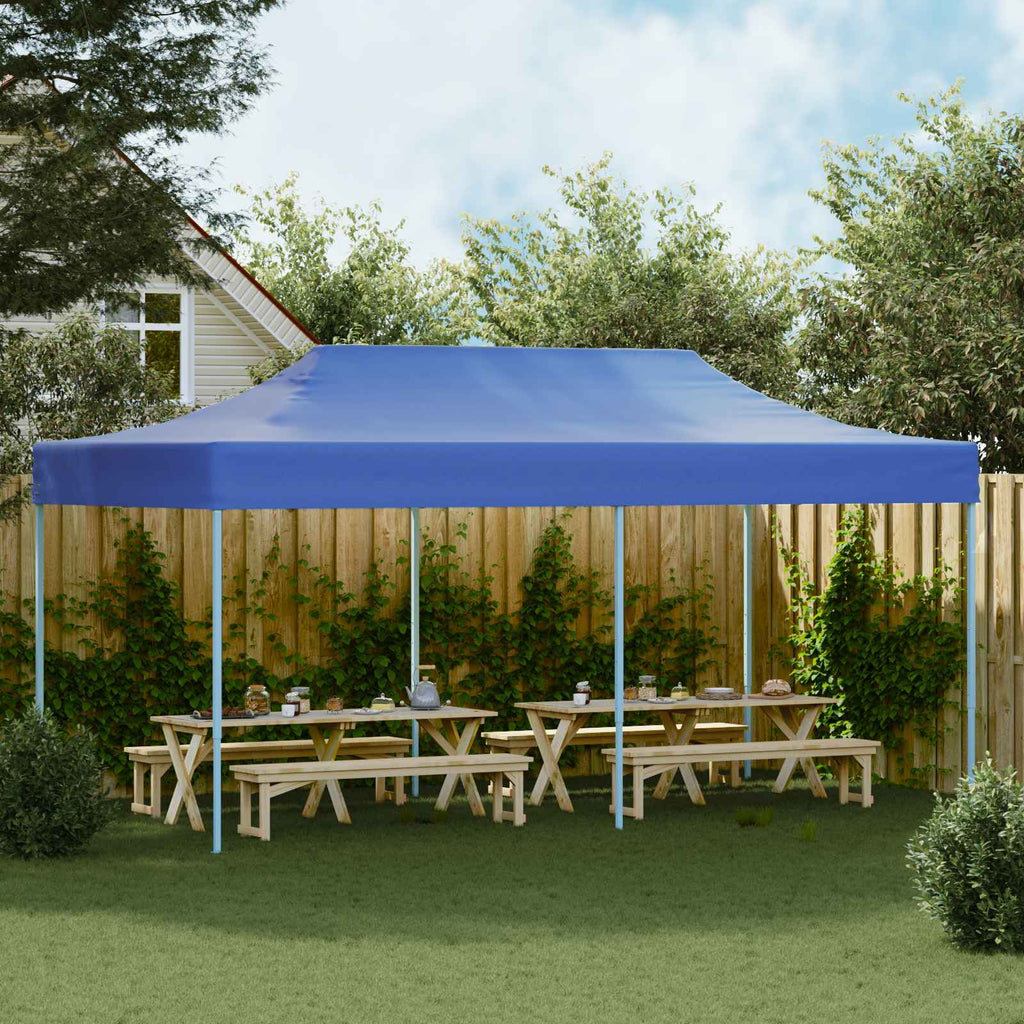Tenda Party Blu 291 x 580 x 315 cm Tessuto Oxford