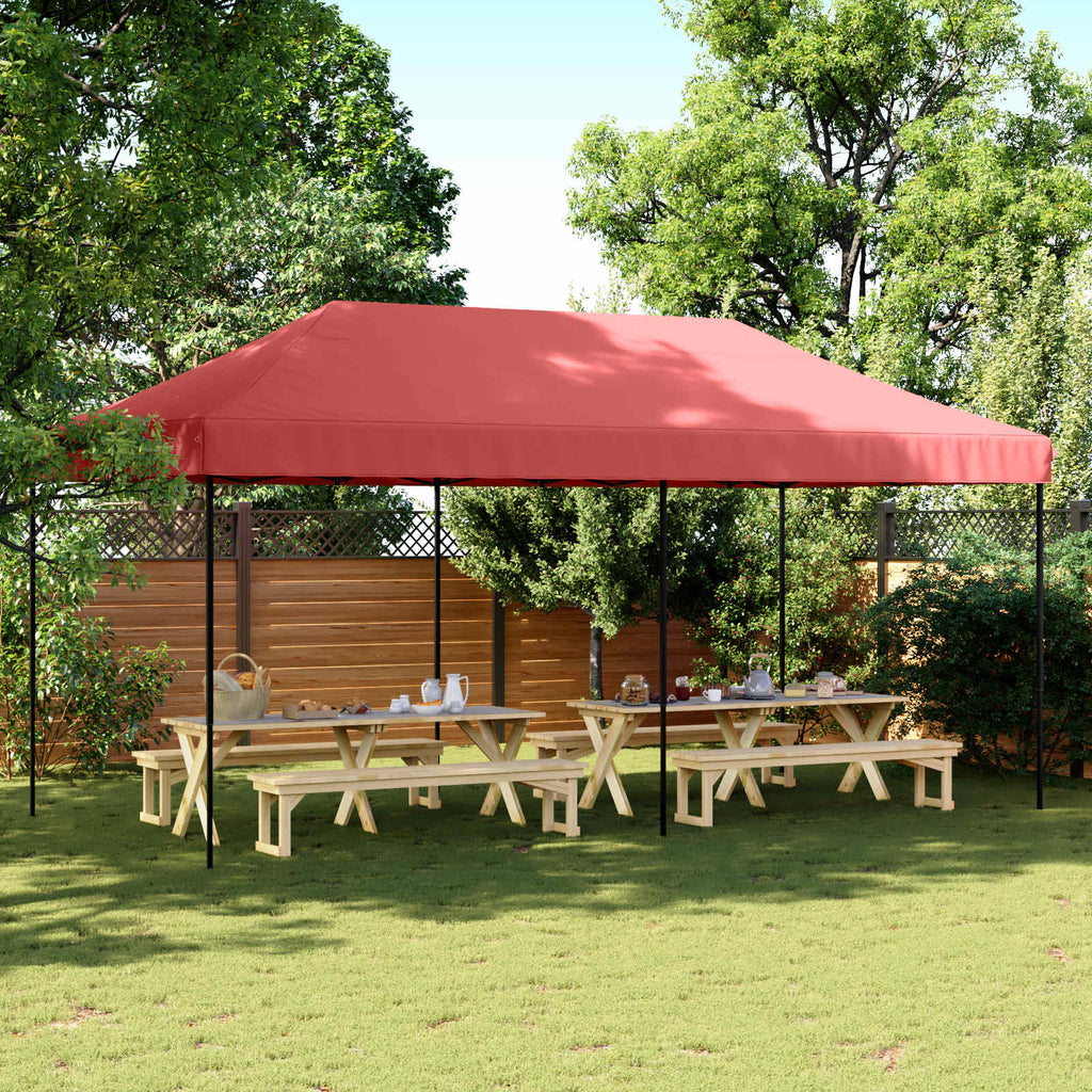 Tenda Party Borgogna 292 x 580 x 315 cm Tessuto Oxford