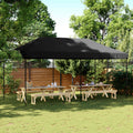 Tenda Party Nero 292 x 580 x 315 cm Tessuto Oxford
