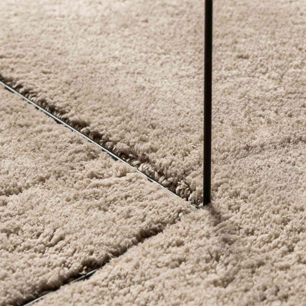 Tappeto a pelo medio, morbido e lavabile HUARTE Sabbia