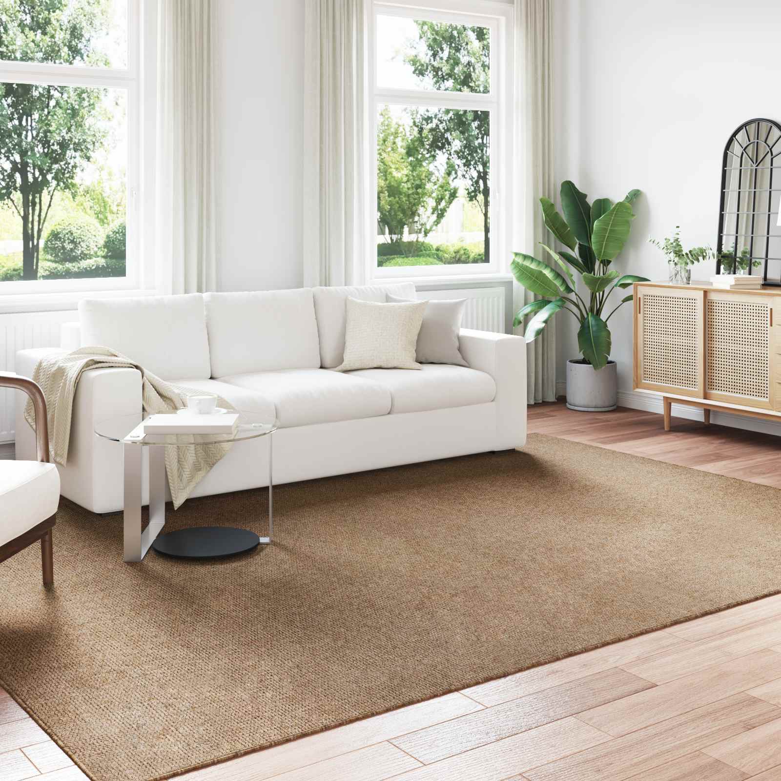 Tappeti per area AGIRA Naturale 340 x 240 cm Poliestere