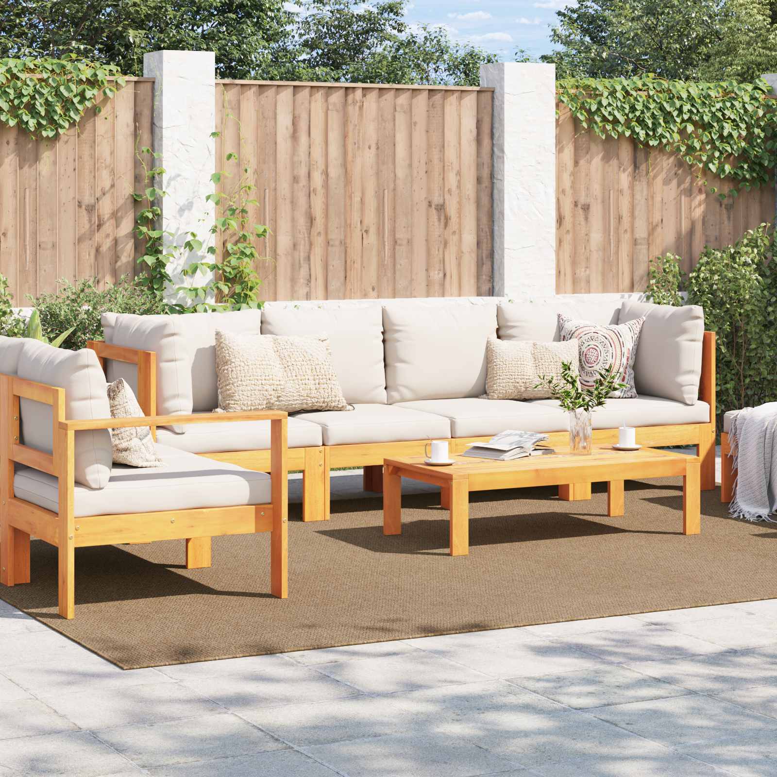 Tappeti per area AGIRA Naturale 340 x 240 cm Poliestere