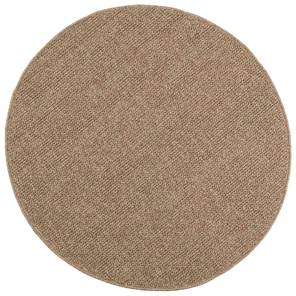 Tappeti per area Rotondo AGIRA Naturale Ø 120 CM Poliestere