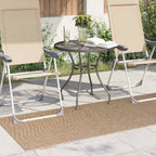 Tappeti per area Moiré AGIRA Naturale 150 x 80 cm Poliestere