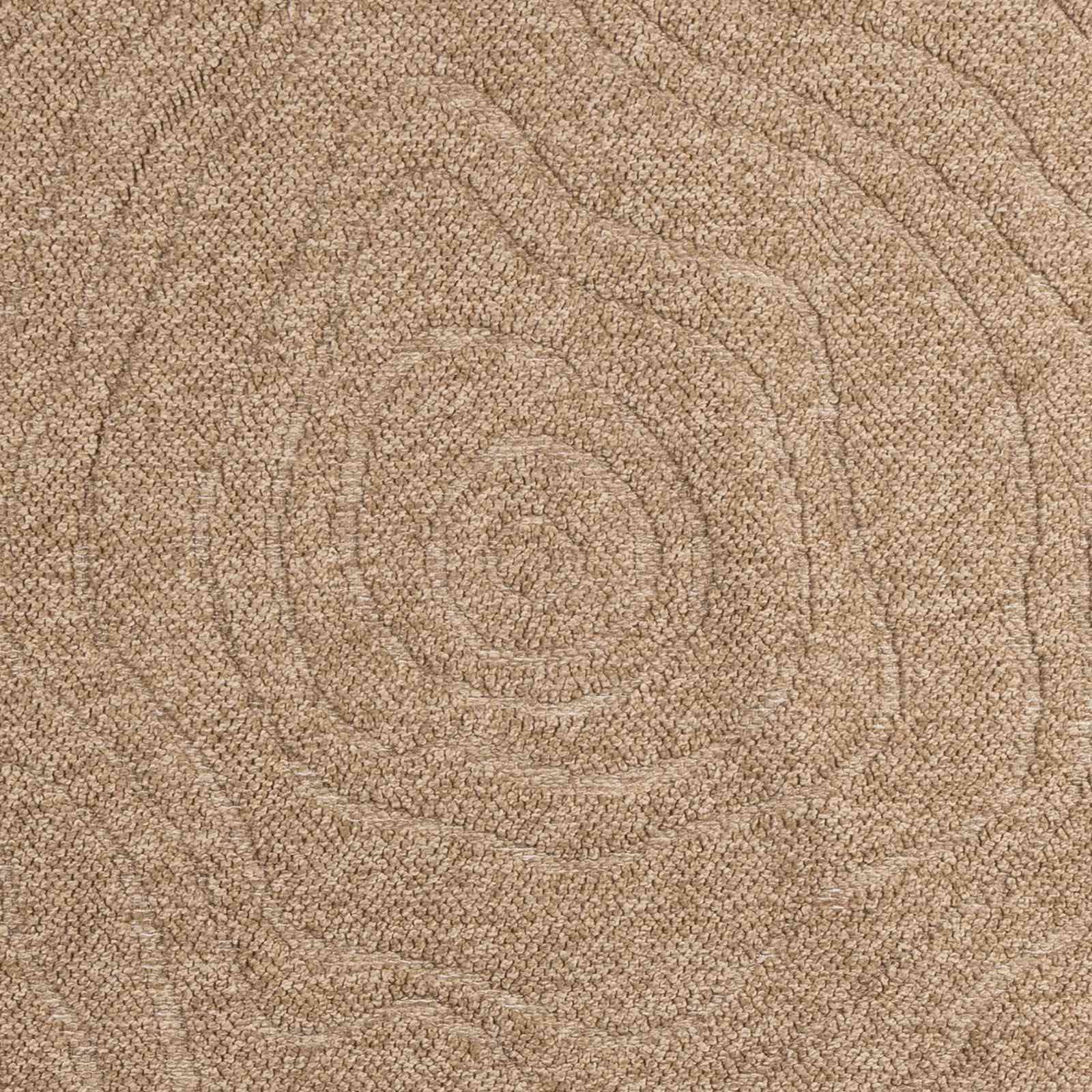 Tappeti per area Moiré AGIRA Naturale 150 x 80 cm Poliestere