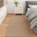 Tappeti per area Moiré AGIRA Naturale 200 x 80 cm Poliestere