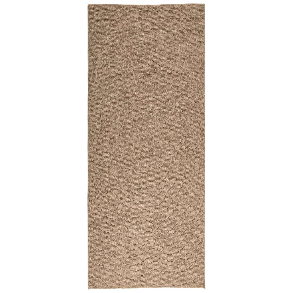 Tappeti per area Moiré AGIRA Naturale 200 x 80 cm Poliestere