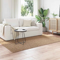 Tappeti per area Moiré AGIRA Naturale 170 x 120 cm Poliestere