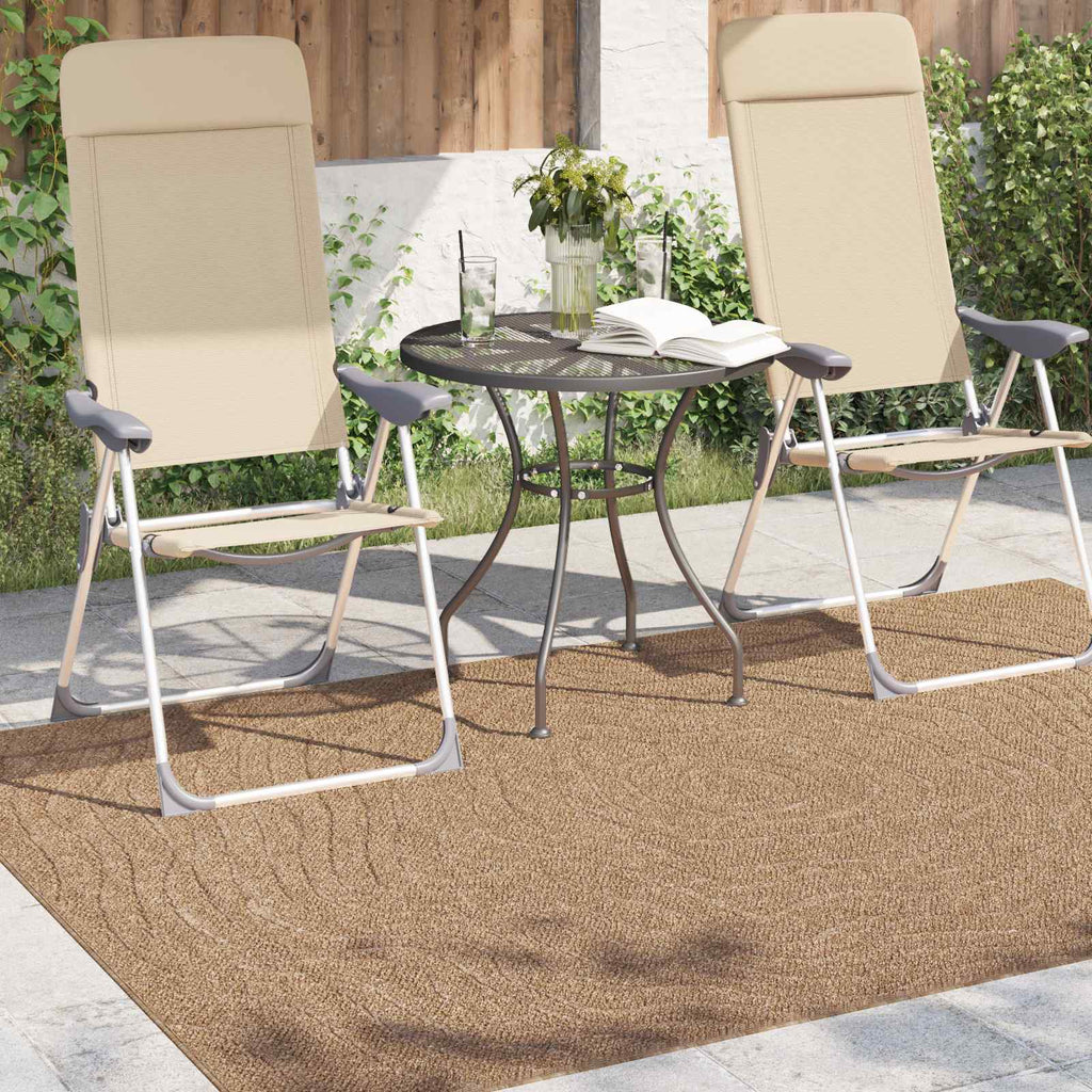 Tappeti per area Moiré AGIRA Naturale 170 x 120 cm Poliestere