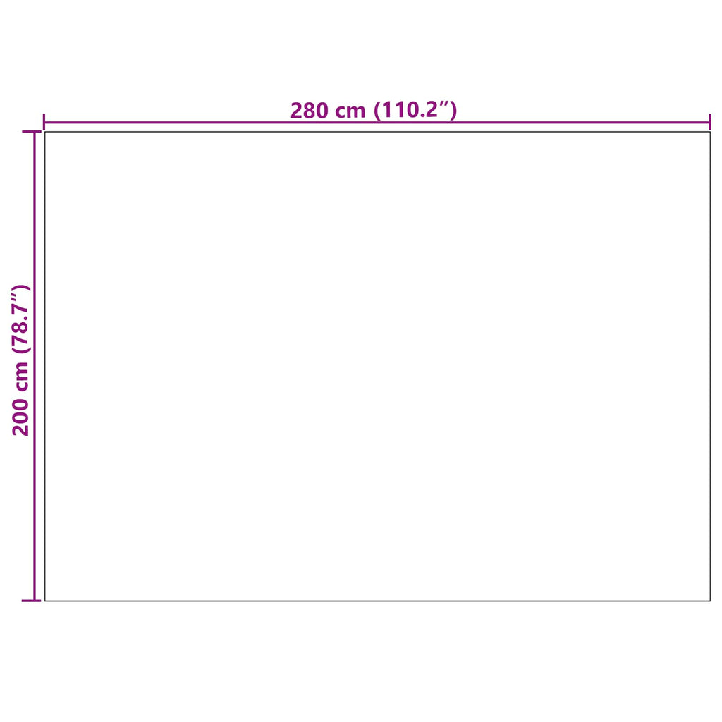 Tappeti per area Moiré AGIRA Naturale 280 x 200 cm Poliestere