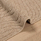 Tappeti per area Moiré AGIRA Naturale 240 x 240 cm Poliestere
