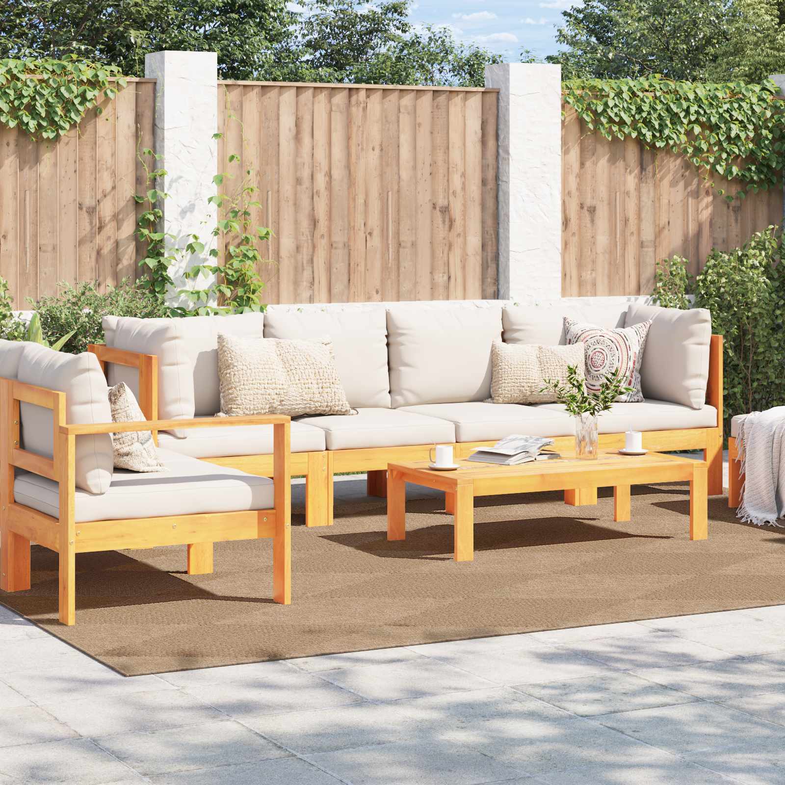 Tappeti per area AGIRA Naturale 280 x 200 cm Poliestere