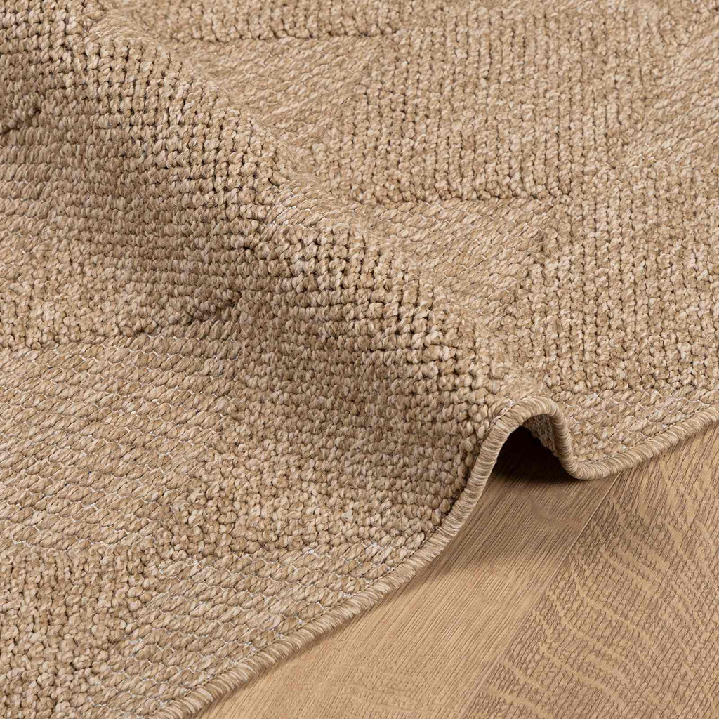 Tappeti per area Quadrato AGIRA Naturale 120 x 120 cm